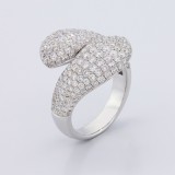 Fancy Ring total 2.79 cts set in 18k white gold